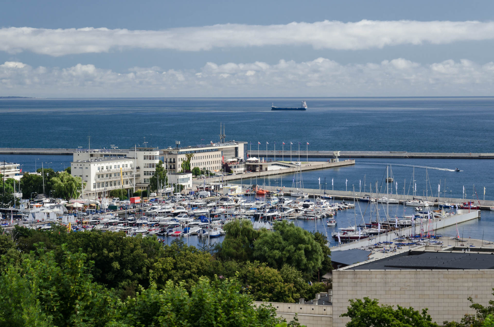 Die Marina in Gdynia 