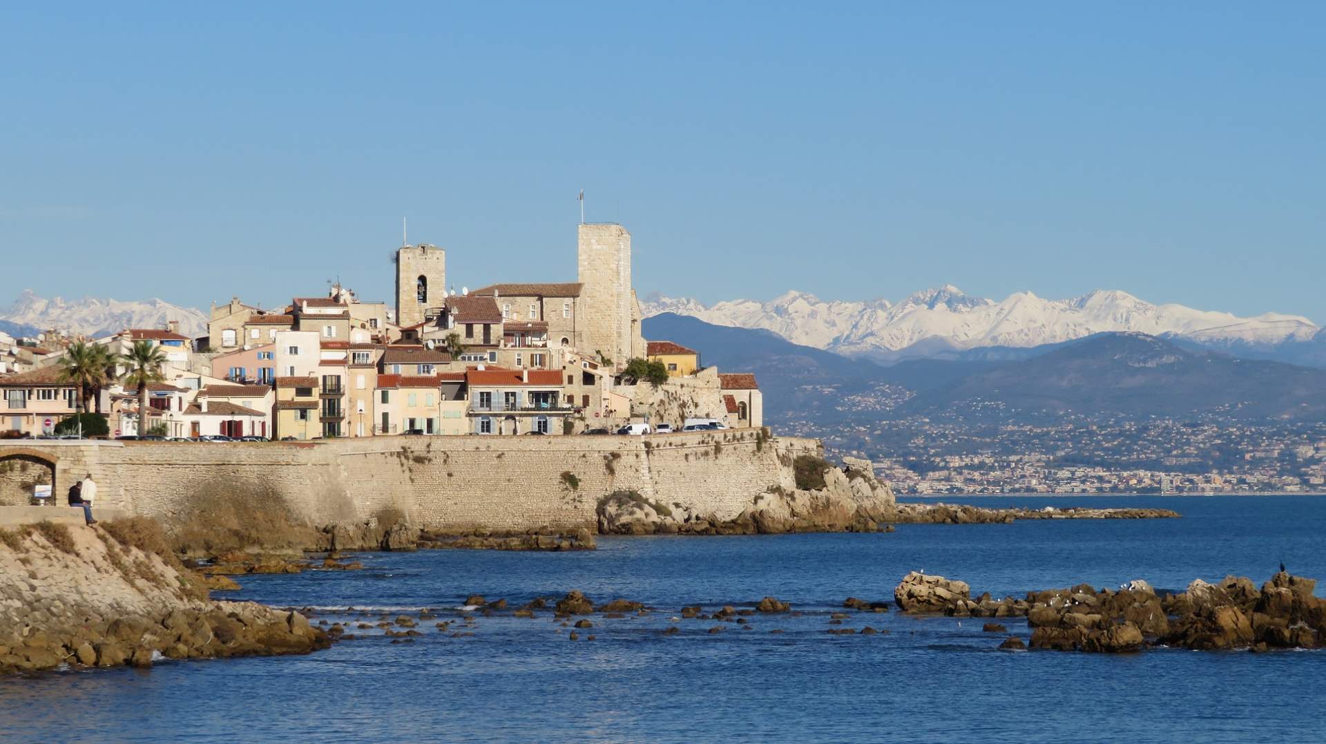 Blick auf Antibes