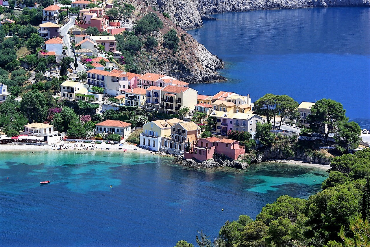 Der Ort Asos auf Kefalonia