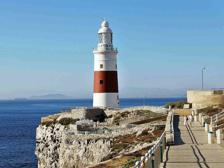 Blick von Gibraltar nach Afrika Blick von Gibraltar nach Afrika