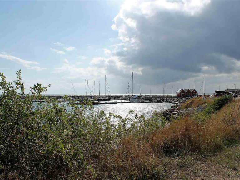 Der hafen von Marup auf der Insel Samsö Der hafen von Marup auf der Insel Samsö