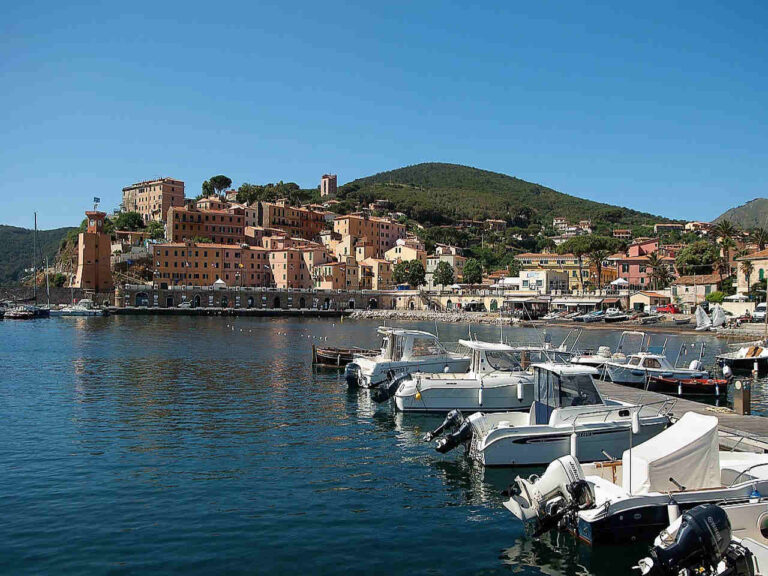 Blick auf Rio Marina auf Elba