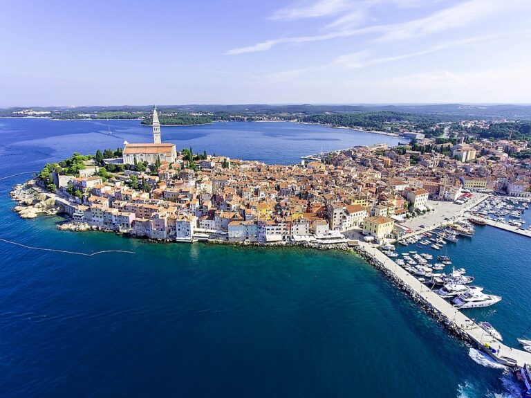 Blick auf die Altstadt von Rovinj