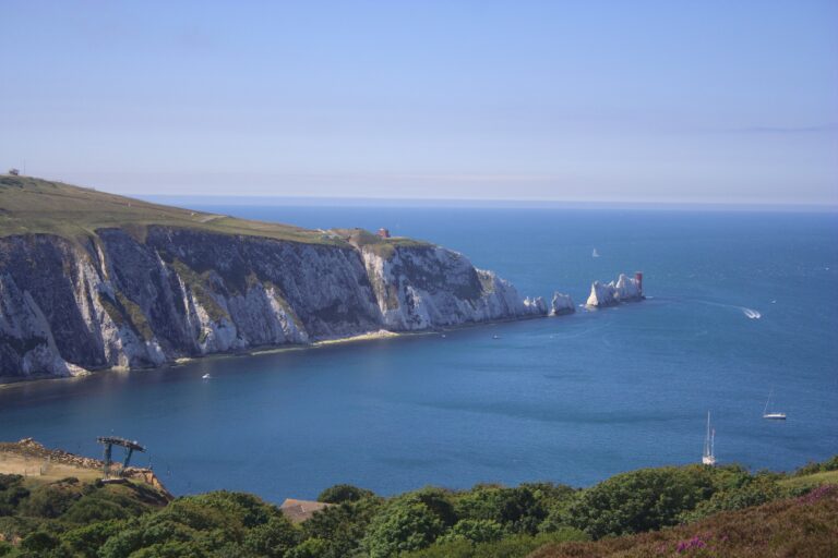 Die Needles auf der Isle of Wight