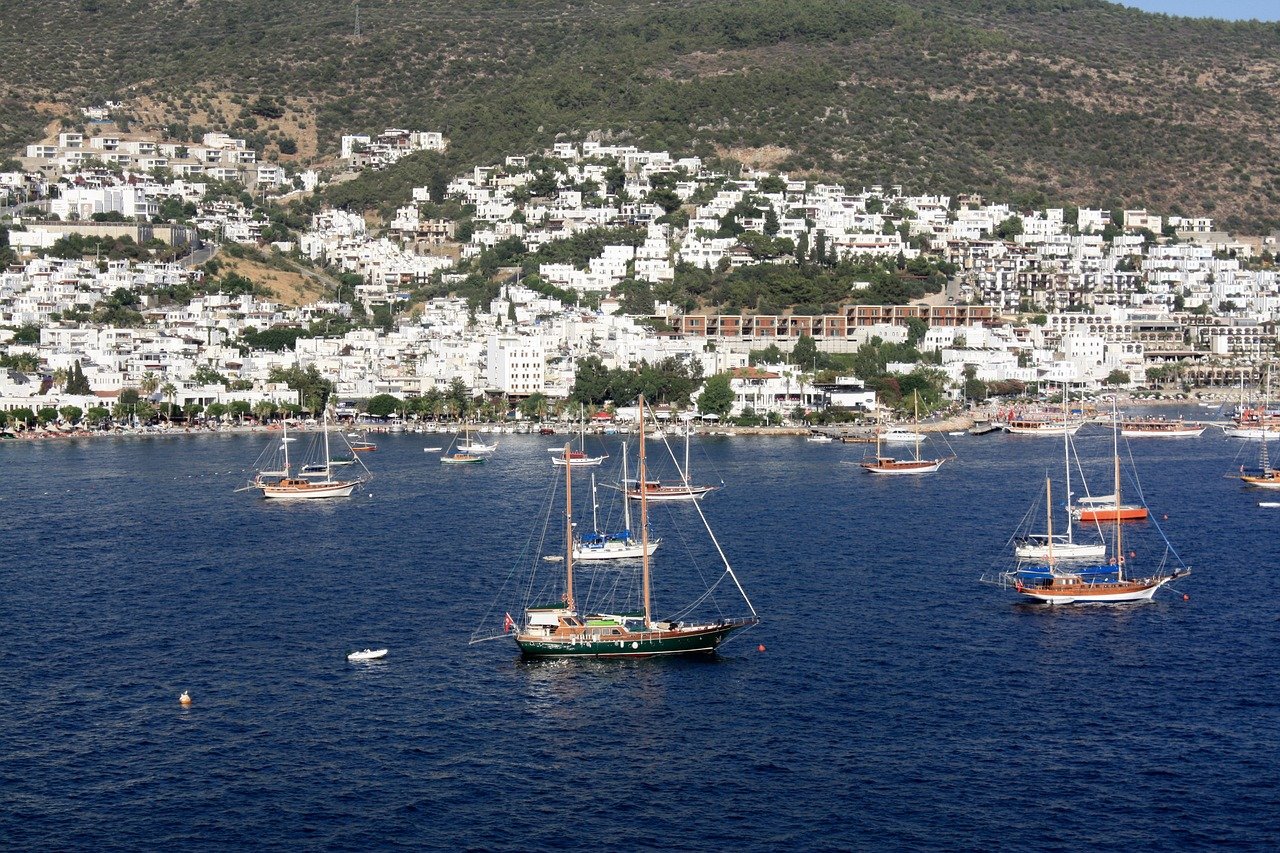 Vor Anker in Bodrum