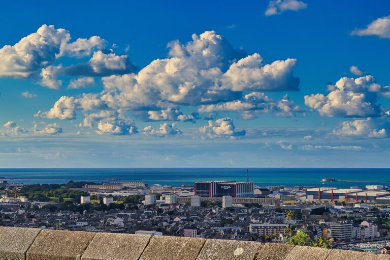 Blick über Cherbourg Blick über Cherbourg