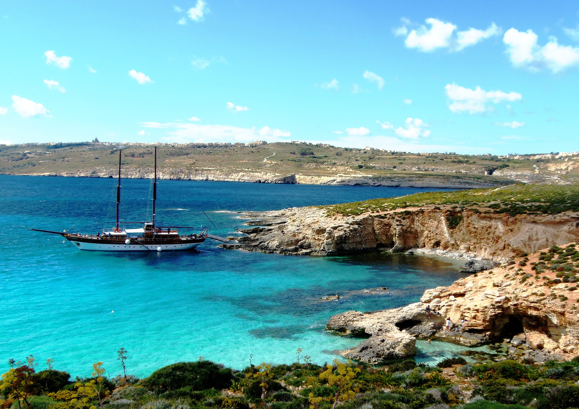 Comino die Insel zwischen Malta und Gozo