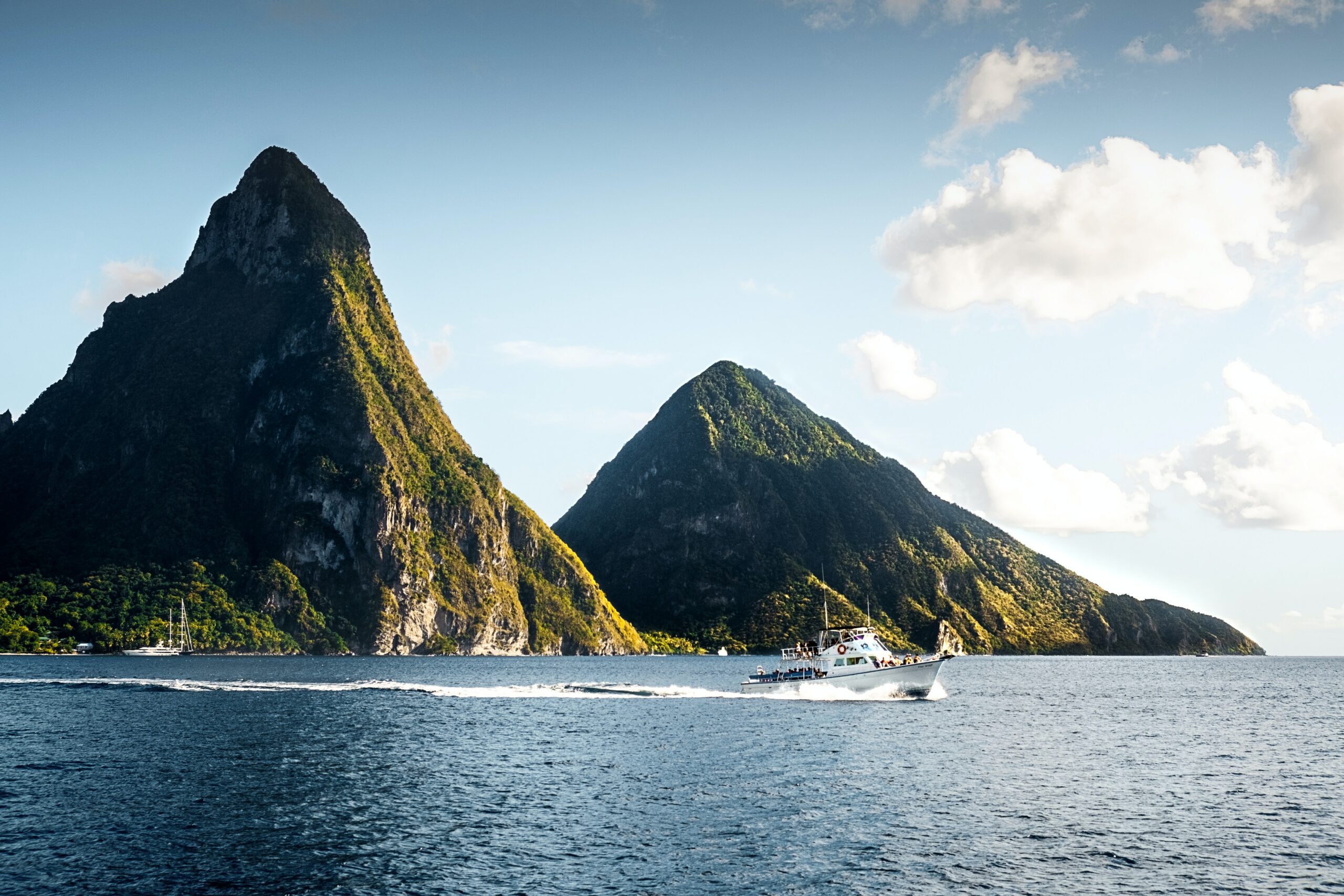 Die Pitons auf der Insel Saint Lucia
