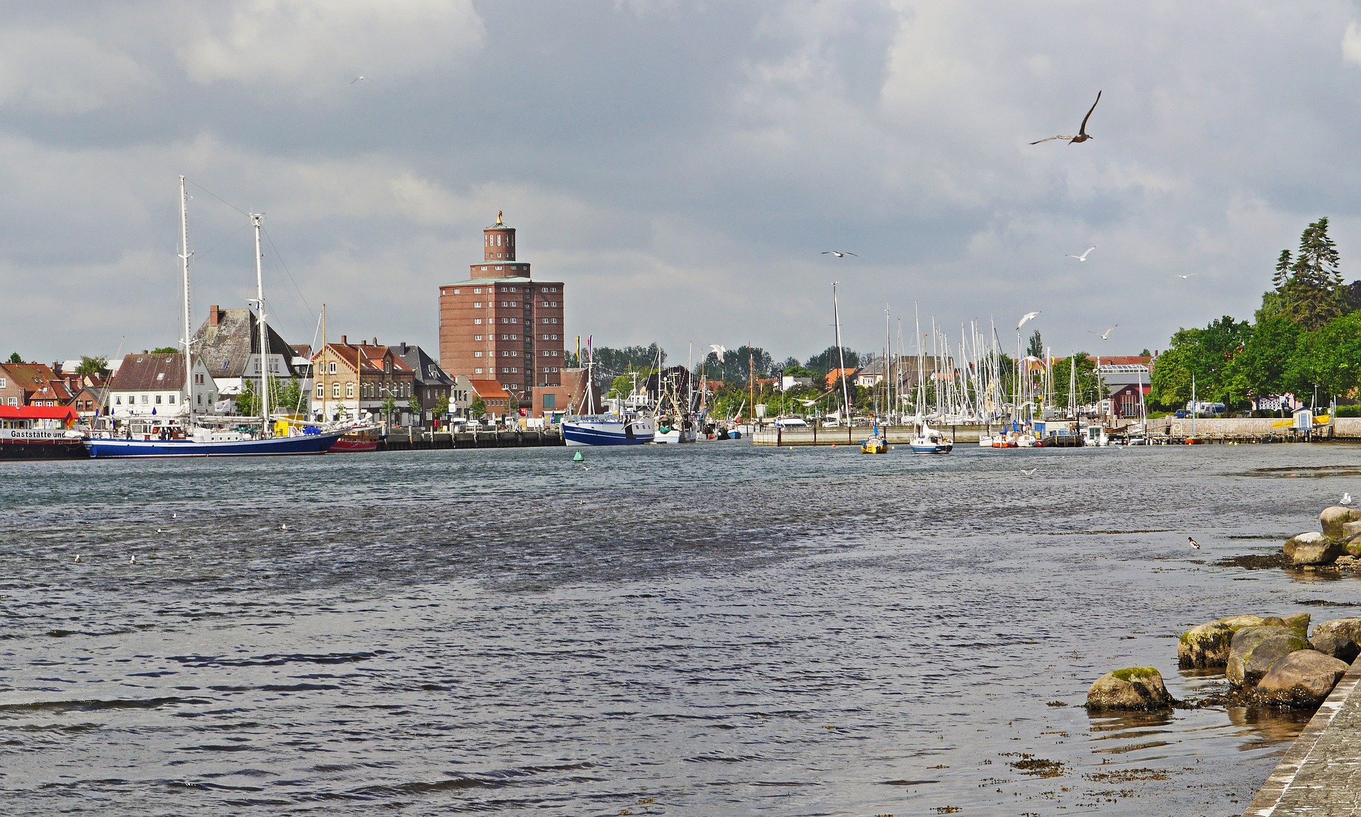 Blick auf Eckernförde