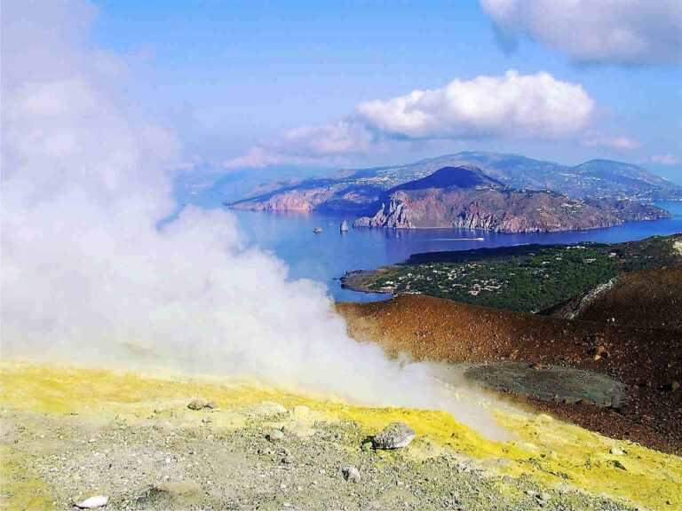 Fumerolen auf Vulcano