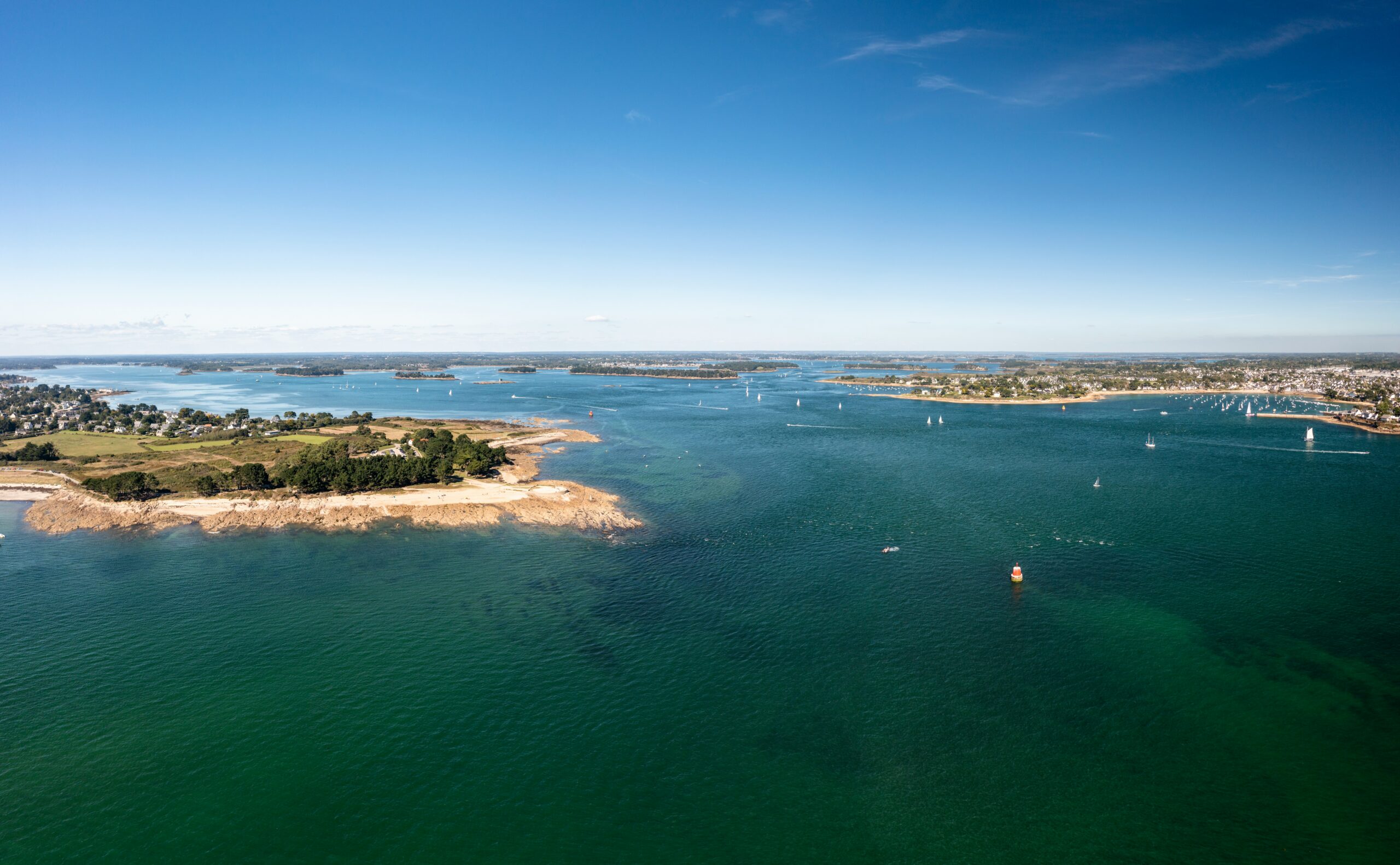 Blick auf den Golfe du Morbihan