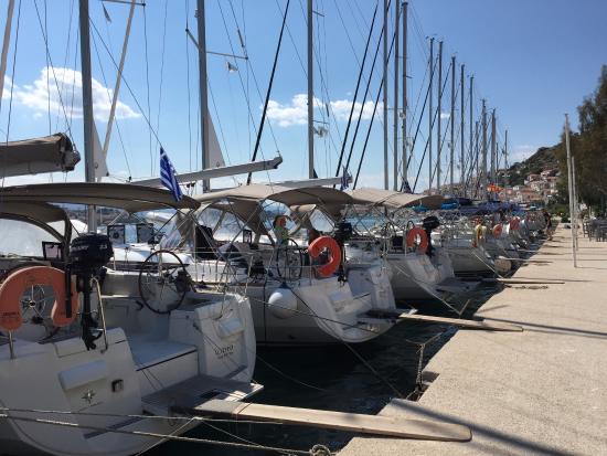Greek Sails Flotte in Poros