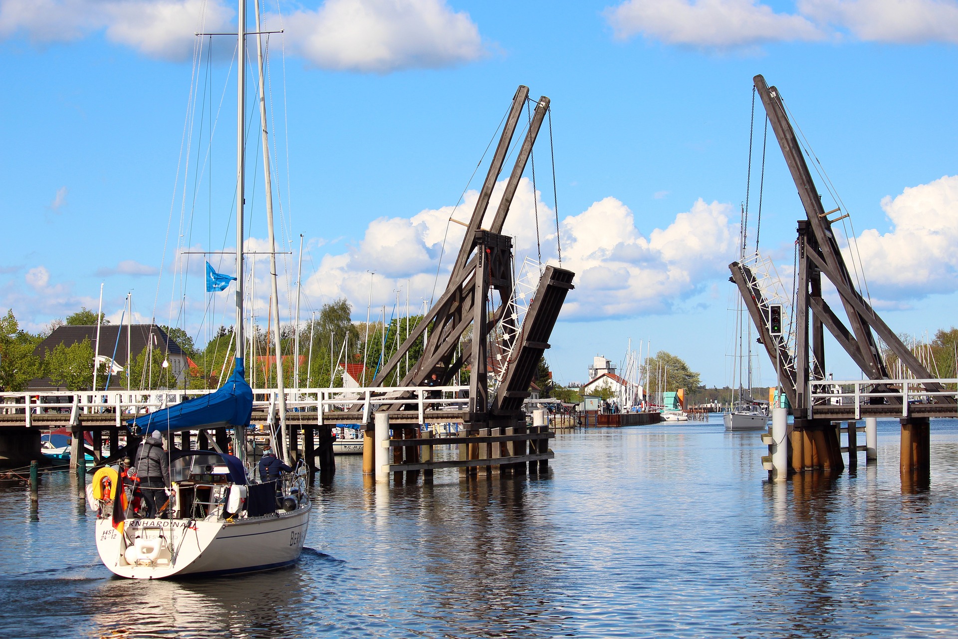 Klappbrücke bei Greifswald Wieck