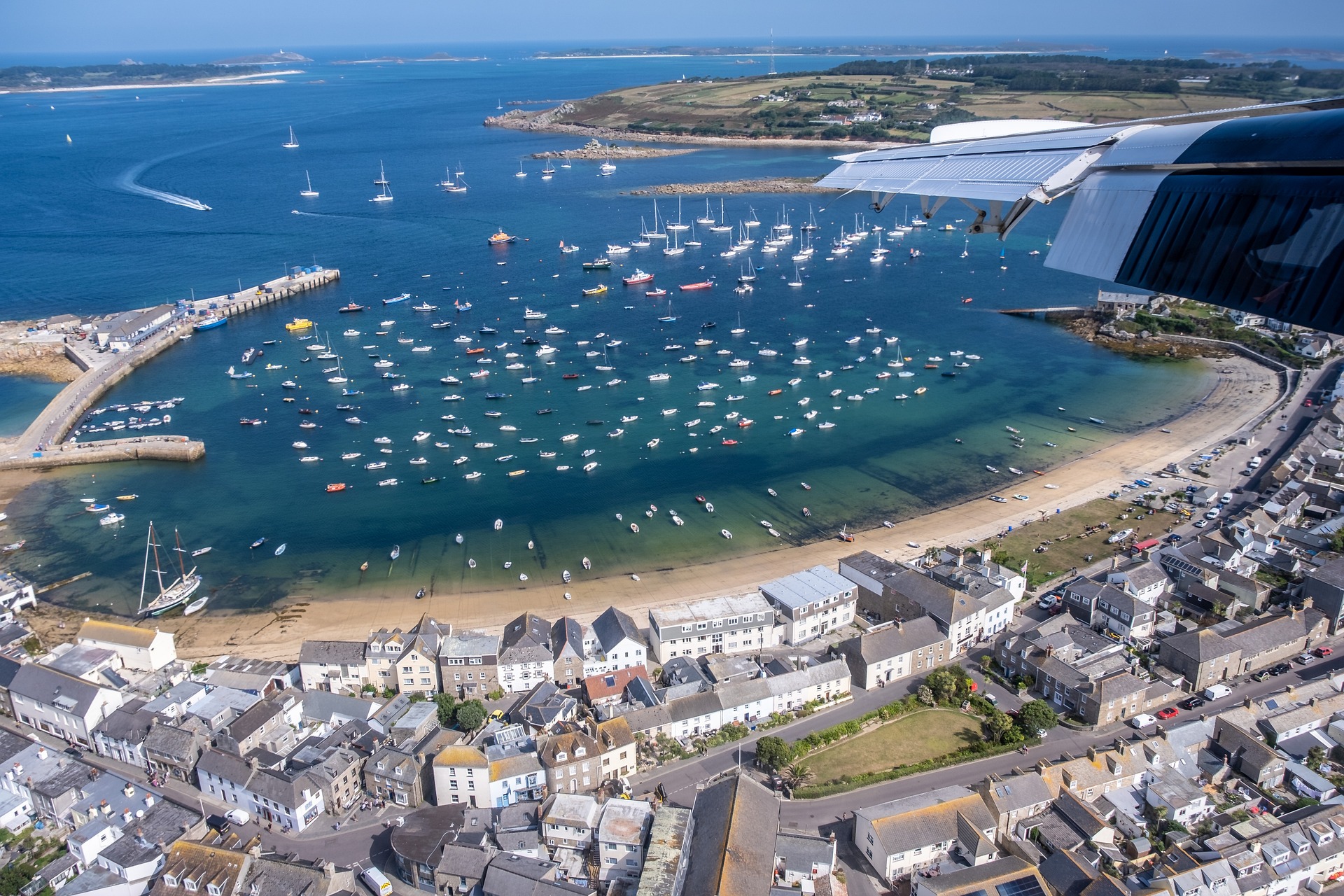 Hugh Town auf den Scilly Islands