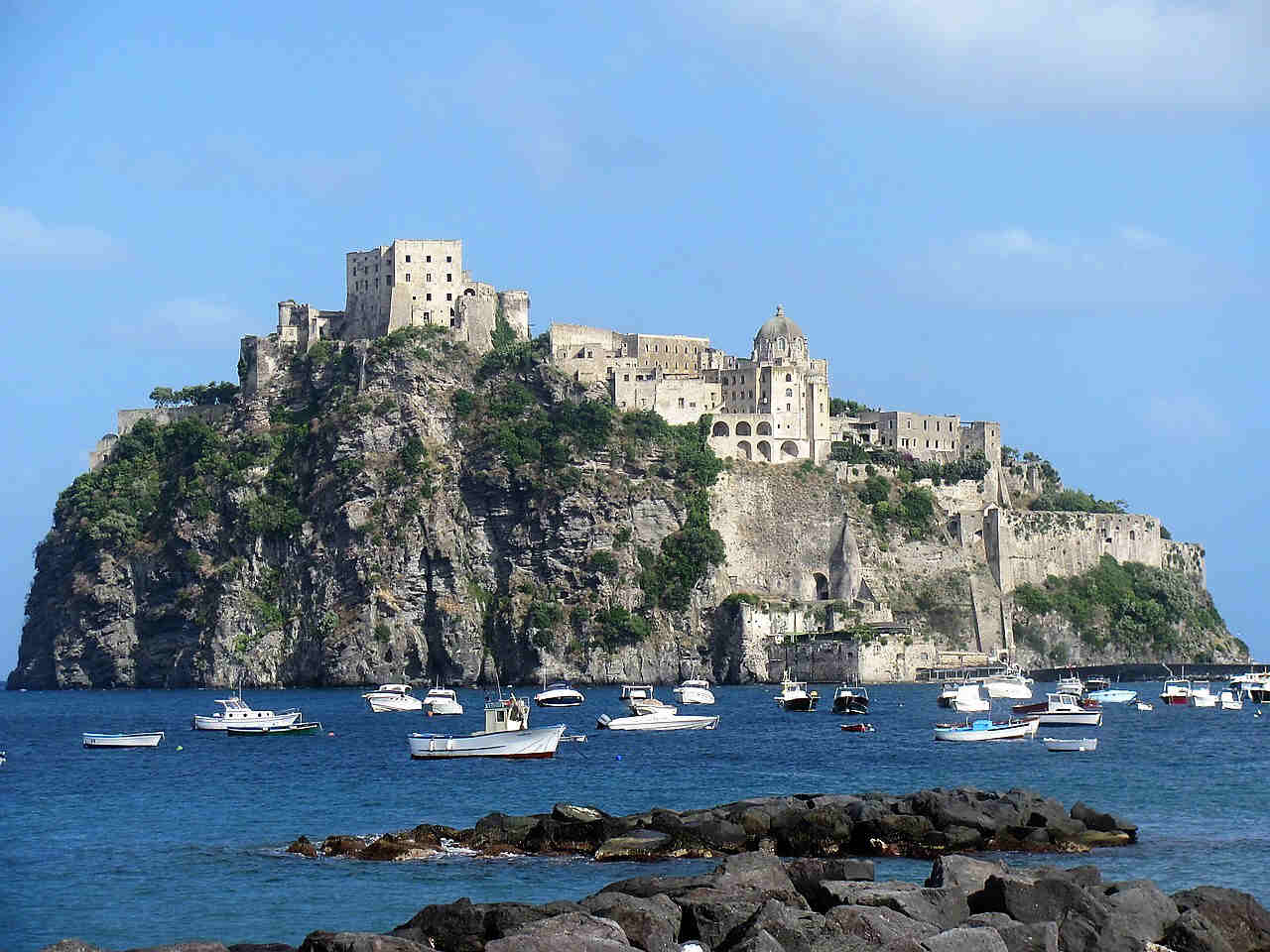 Das Castello Aragonese auf Ischia