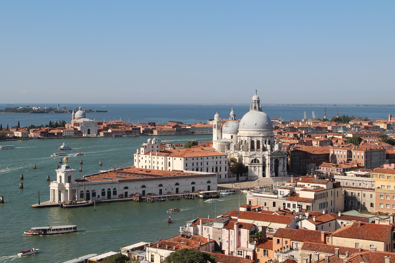 Blick auf Venedig und die Basilica di Santa Maria della Salute