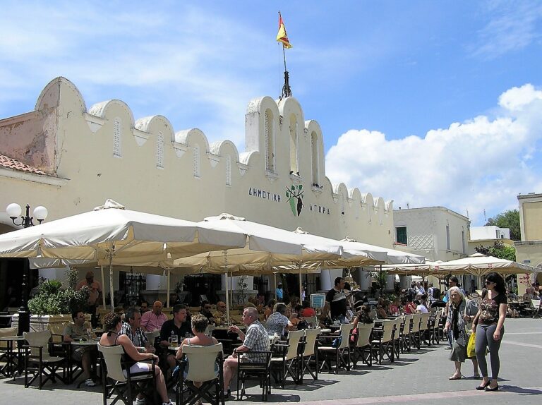 Die Markthalle in Kos