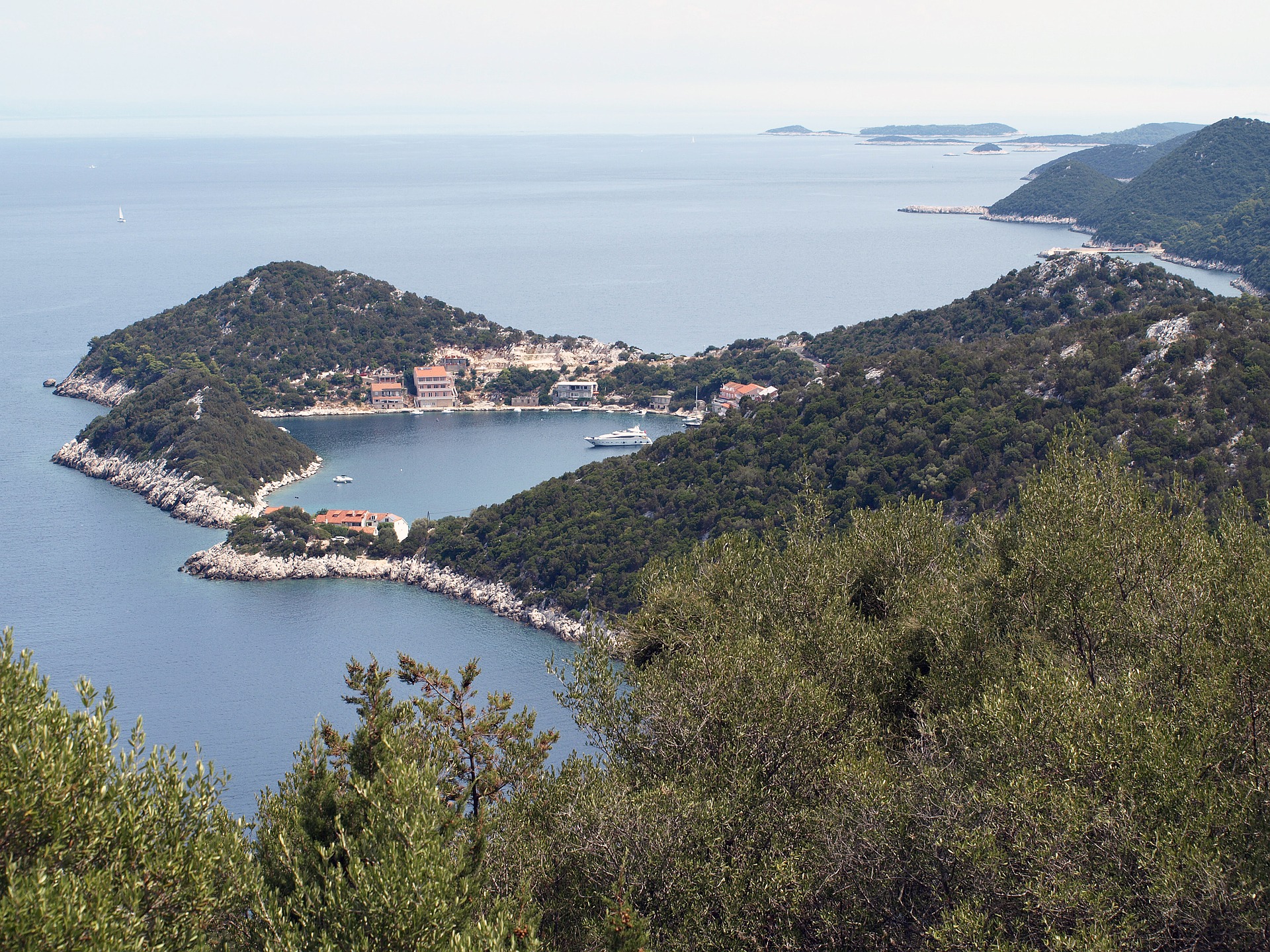 Die Bucht Zaklopatica auf der Insel Lastovo