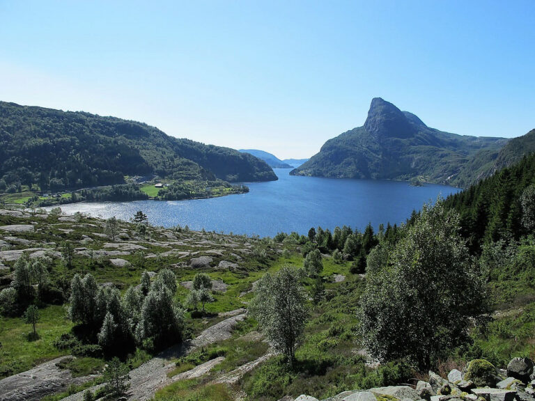 Fjordlandschaft in der Nähe von Bergen