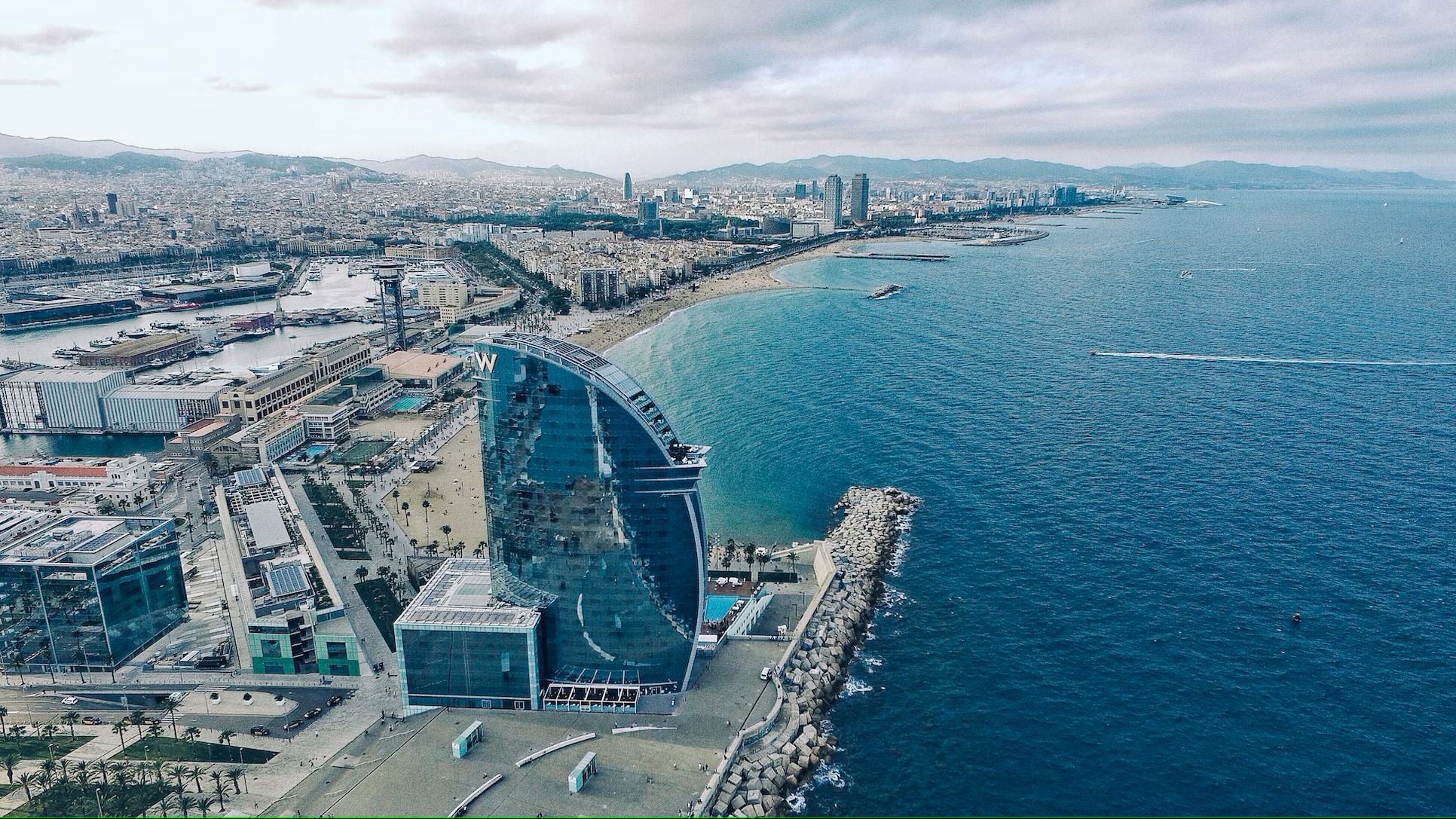 Küste bei Barcelona