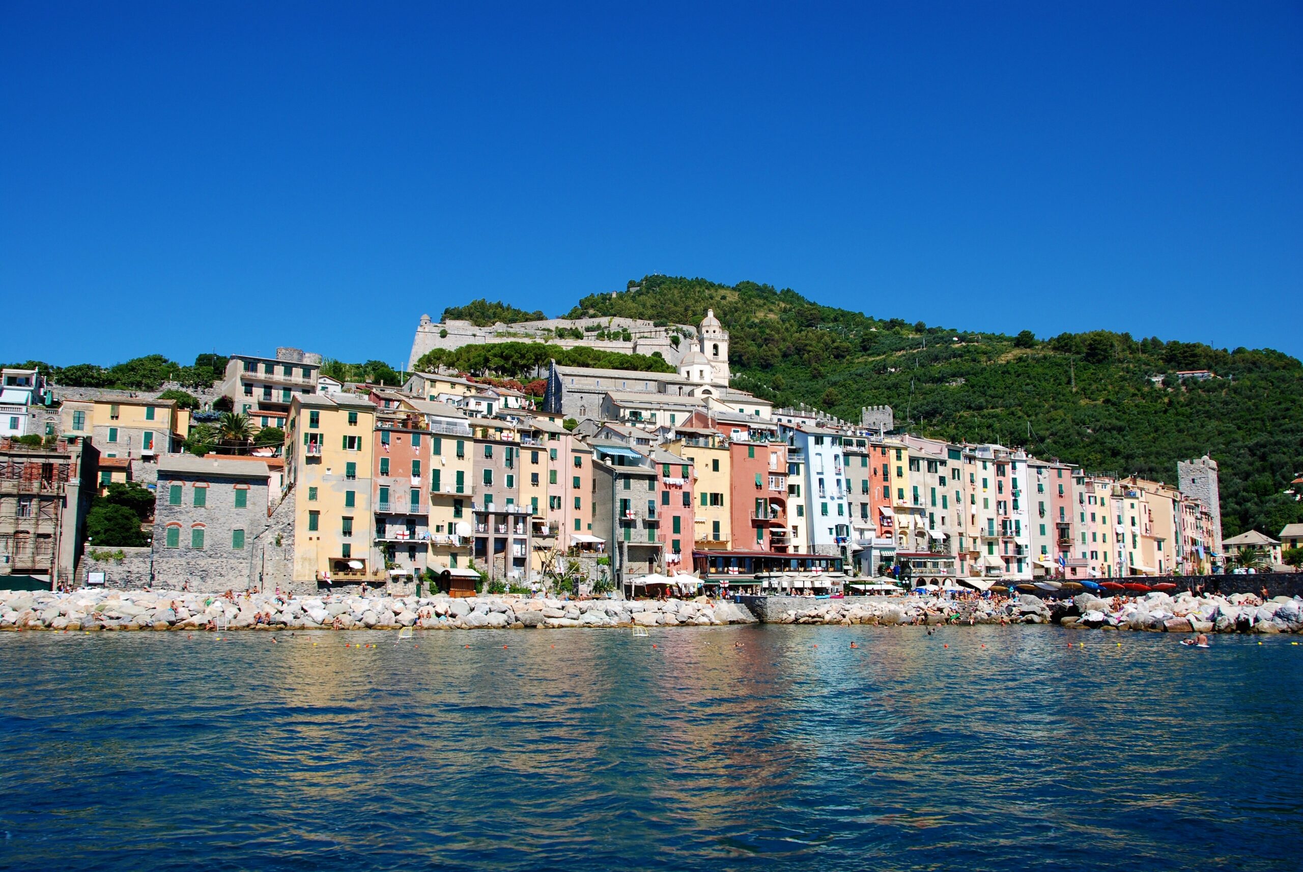 Blick auf den Ort Portovenere