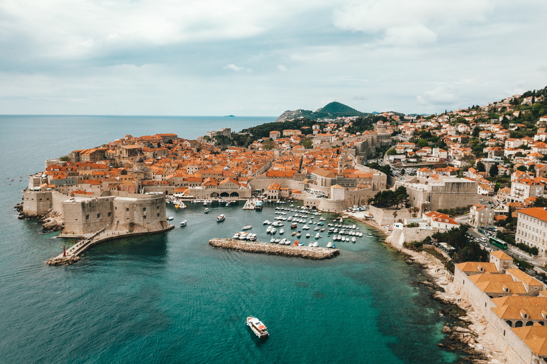 Blick auf die Altstadt von Dubrovnik