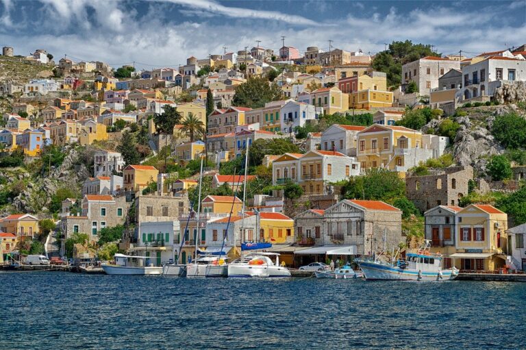 Im Hafen von Symi