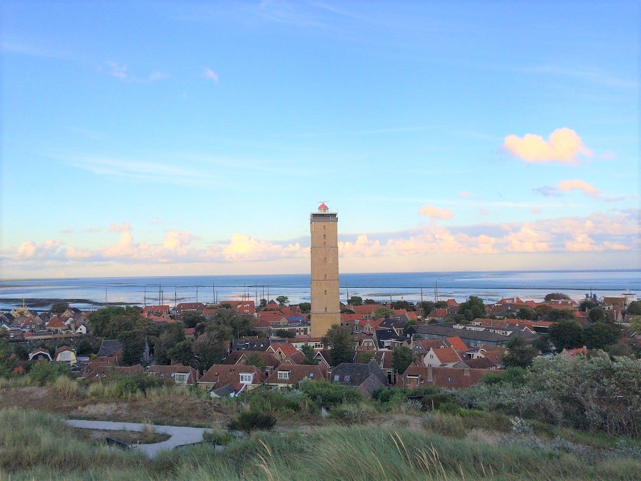 Terschelling mit dem Leuchtturm Brandaris