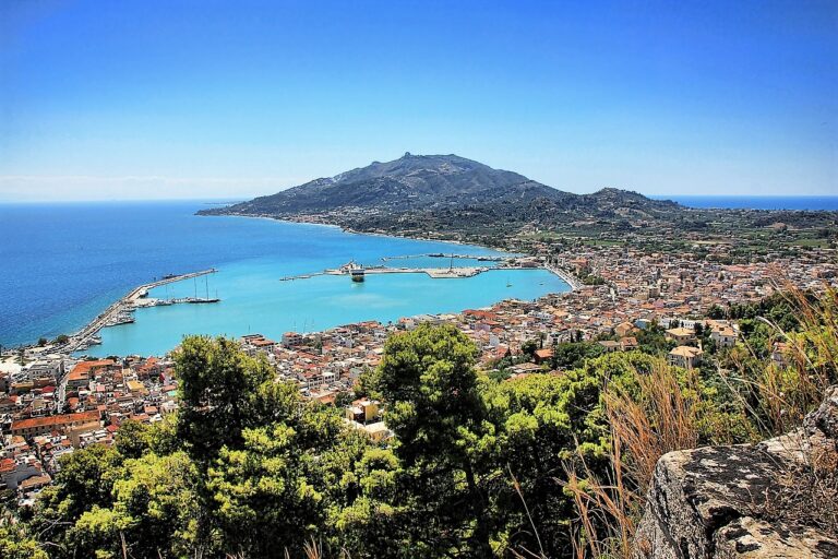 Der Ort Zakynthos auf der gleichnamigen Insel